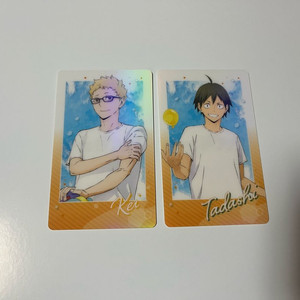 하이큐 물놀이 포토카드 포카 카라스노 츳키 츠키시마 이미지