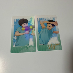 하이큐 물놀이 포토카드 포카 세이죠 오이카와 이미지