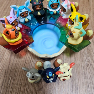 포켓몬 판쵸 이브이 세트,레진 에그 일괄판매 이미지