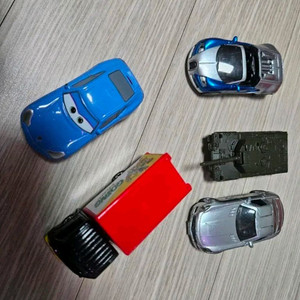 미니카 자동차장난감 5대 일괄(토미카 2, 시쿠 3) 이미지