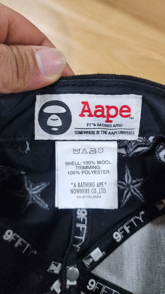 Aape x New Era 9FIFTY 카모 캡--5