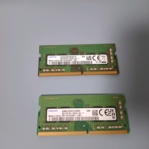 삼성 DDR4-3200 노트북메모리 8GB 2개