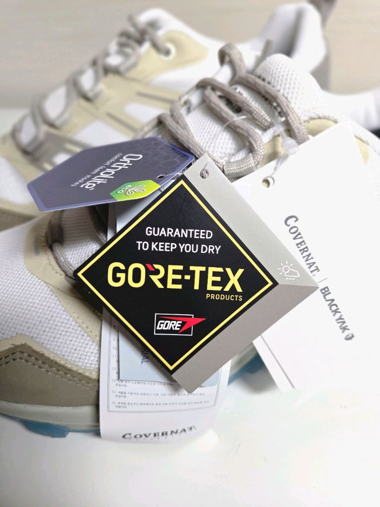 (새상품) 커버낫 X 블랙야크 고어텍스 트레킹화 등산화 베이지--8