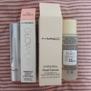 (네고가능,28년7월까지)맥 글로우플레이 립밤 457페이보릿+클렌징오일