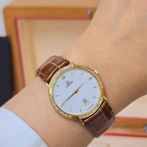 [정품]오메가18k 드빌 다이아시계 금통시계 18k시계