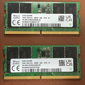 SK하이닉스 DDR5 4800 16GB x2 32GB 노트북램 메모리 세트