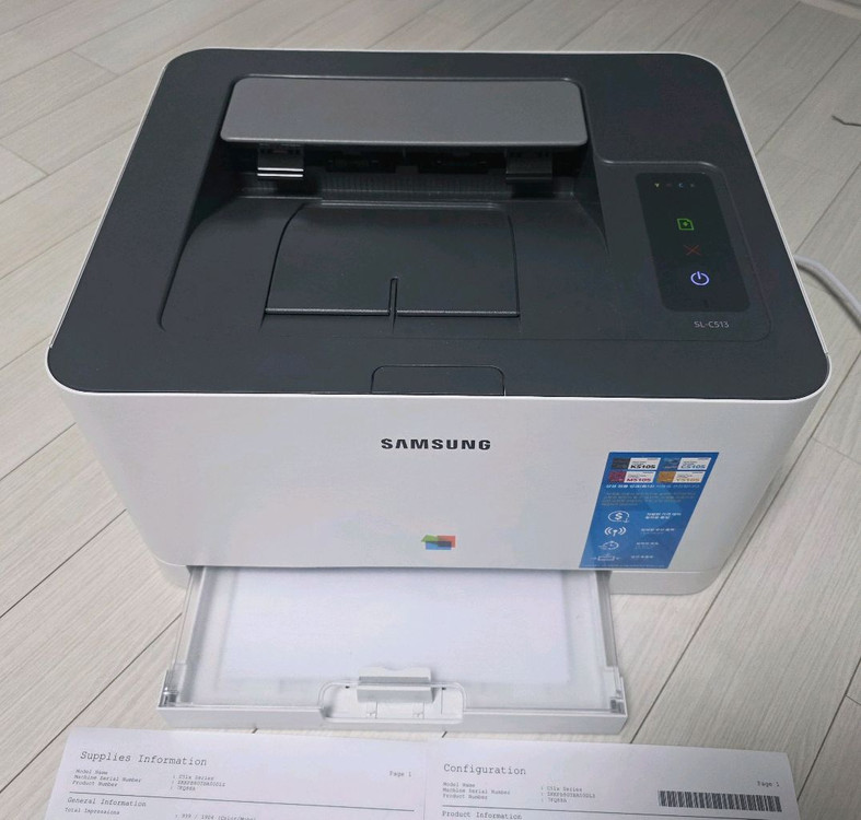 삼성 컬러 레이저 프린터 SL-C513--0