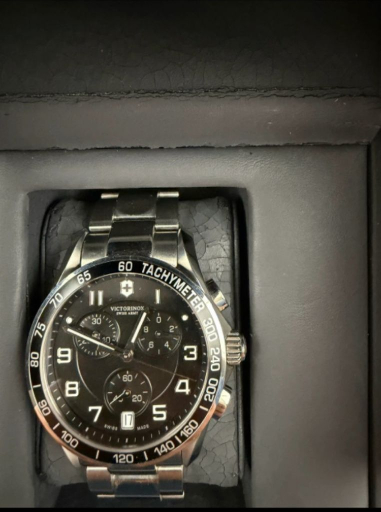 Victorinox Swiss Army 241494 크로노그래프 풀박 / 타키미터 / 정품--1