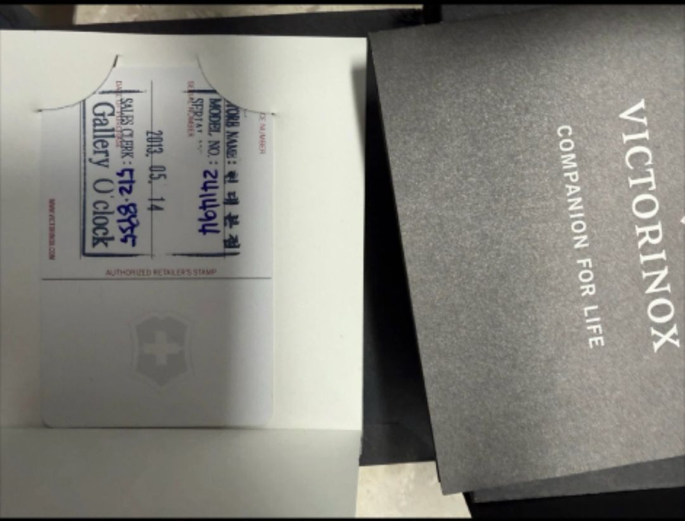 Victorinox Swiss Army 241494 크로노그래프 풀박 / 타키미터 / 정품--2