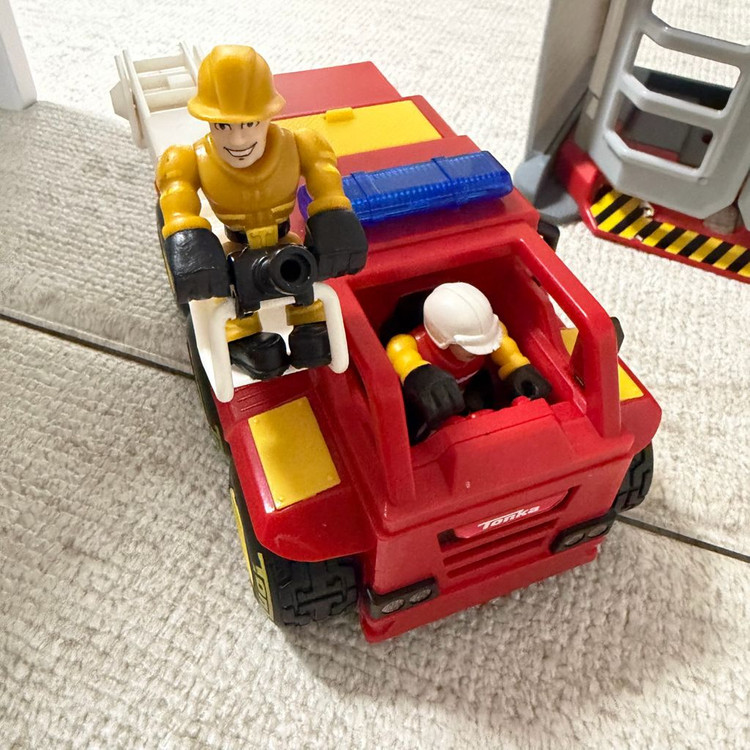 톤카 통카 소방차 헬리콥터 시리즈 장난감 소리작동정상--1