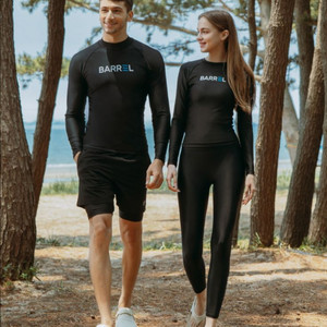 배럴 어비셜 워터레깅스 L사이즈 1회착용 + 커버업 비치원피스 새제품 모노키니 XL사이즈