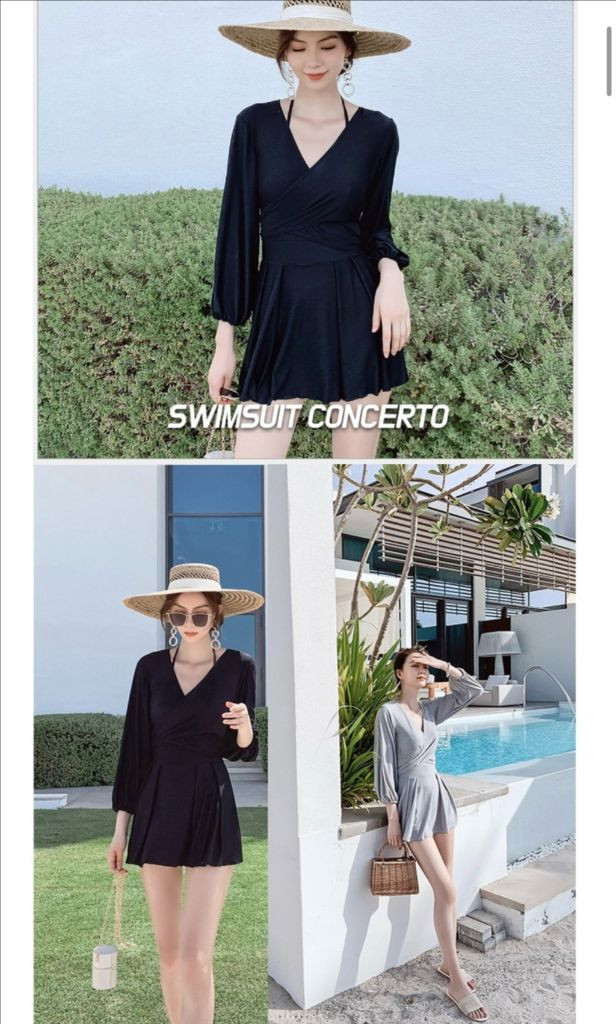 배럴 어비셜 워터레깅스 L사이즈 1회착용 + 커버업 비치원피스 새제품 모노키니 XL사이즈--5