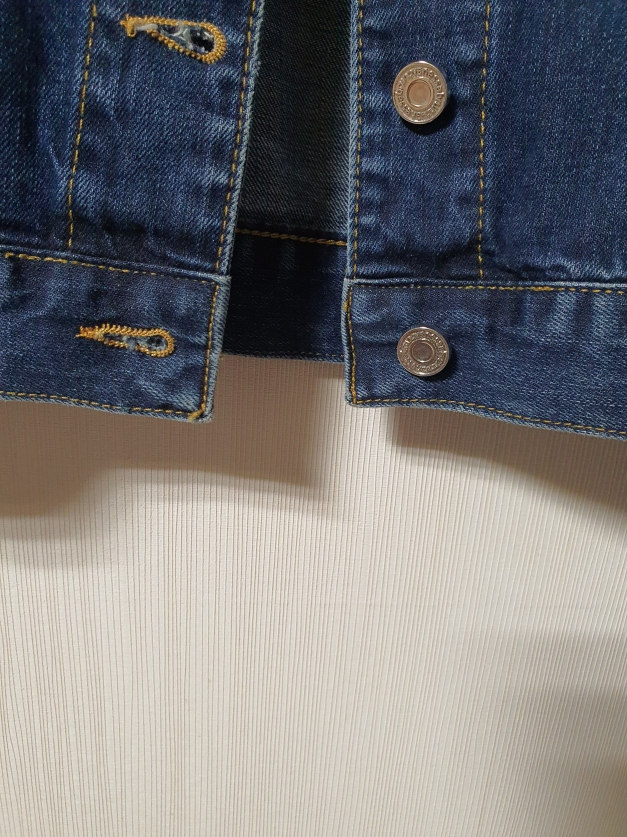 아떼 바네사브루노 스티치 디테일 데님 자켓 34 사이즈 정품 이미지