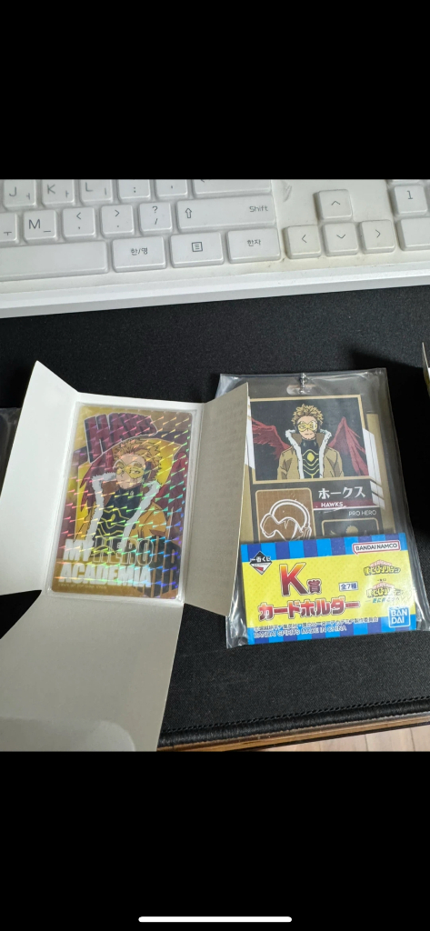 (급처)(일괄)나히아 제일복권 I상 아크릴 참, J, K상 거울, 카드--2