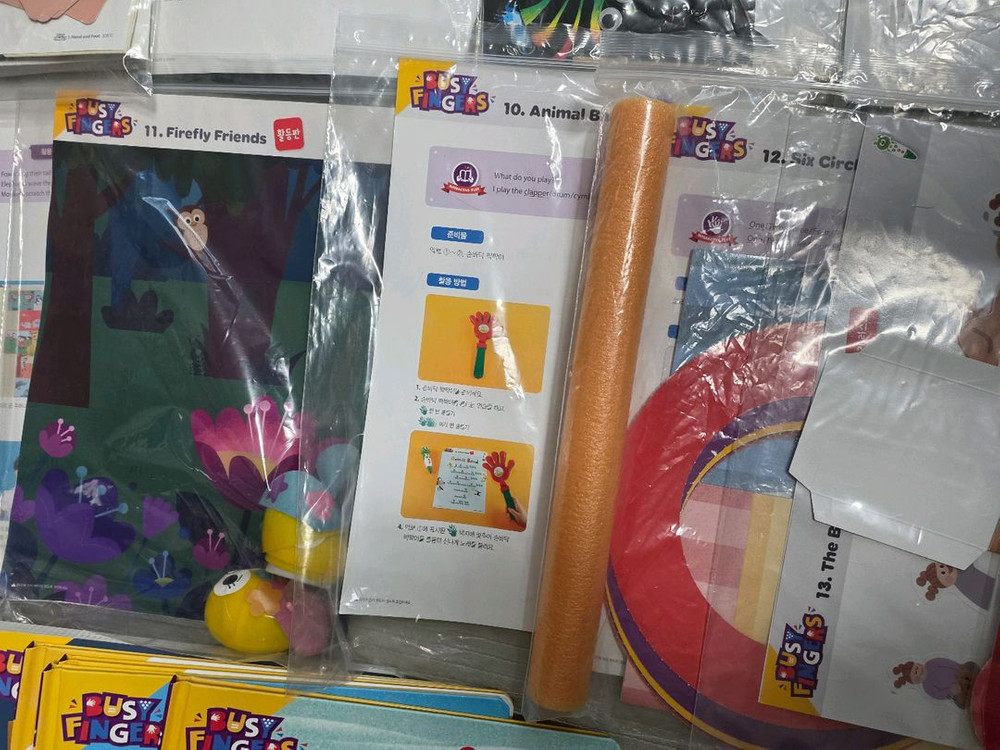 튼튼영어 규리앤프렌즈 주니어 비지핑거 전집+규리펜포함--3