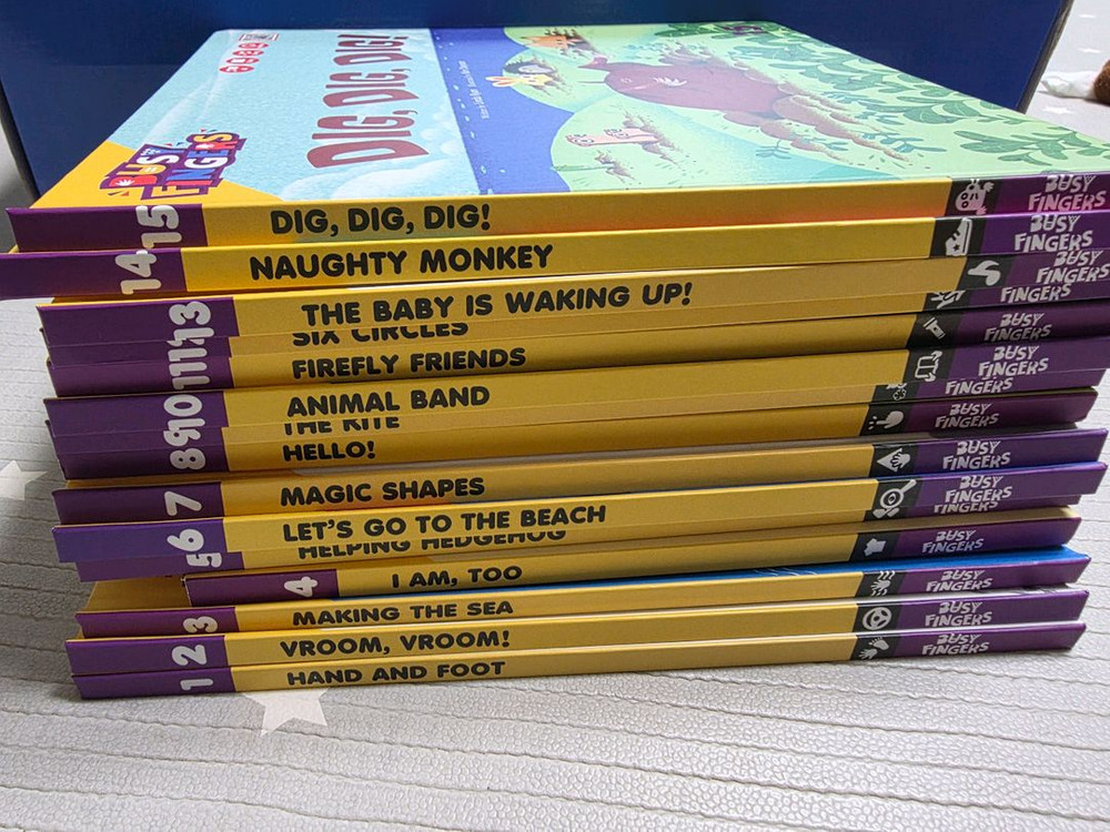 튼튼영어 규리앤프렌즈 주니어 비지핑거 전집+규리펜포함--6