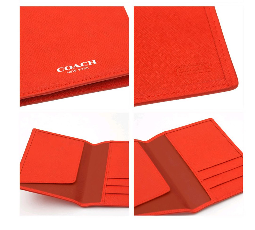 커플용 (1+1) / COACH 코치 카드.여권지갑 케이스 Leather--6