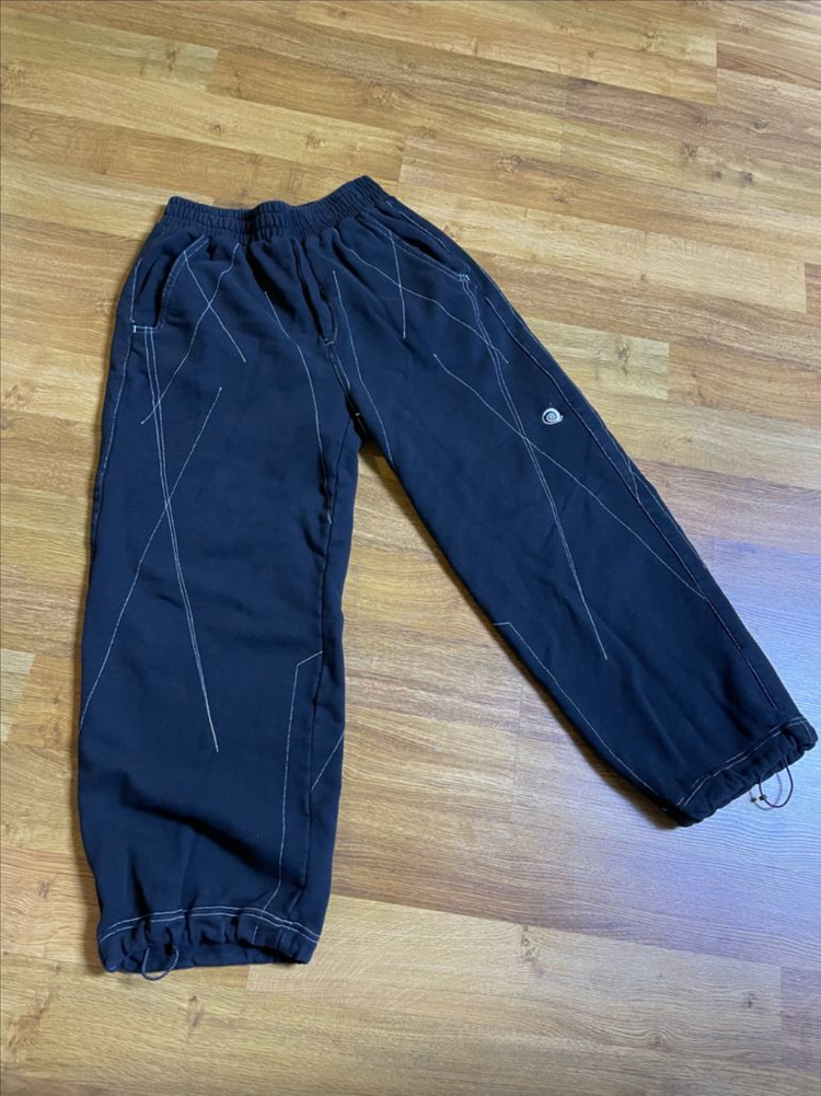 트래블 트레이닝 팬츠 블랙 m 사이즈 이미지