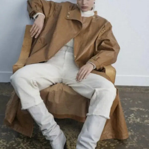 이자벨마랑 레더트렌치코트