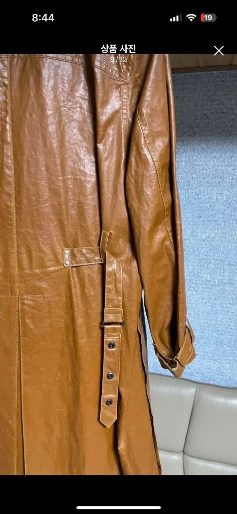 이자벨마랑 레더트렌치코트--6