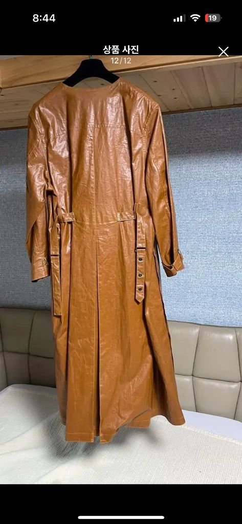 이자벨마랑 레더트렌치코트--9
