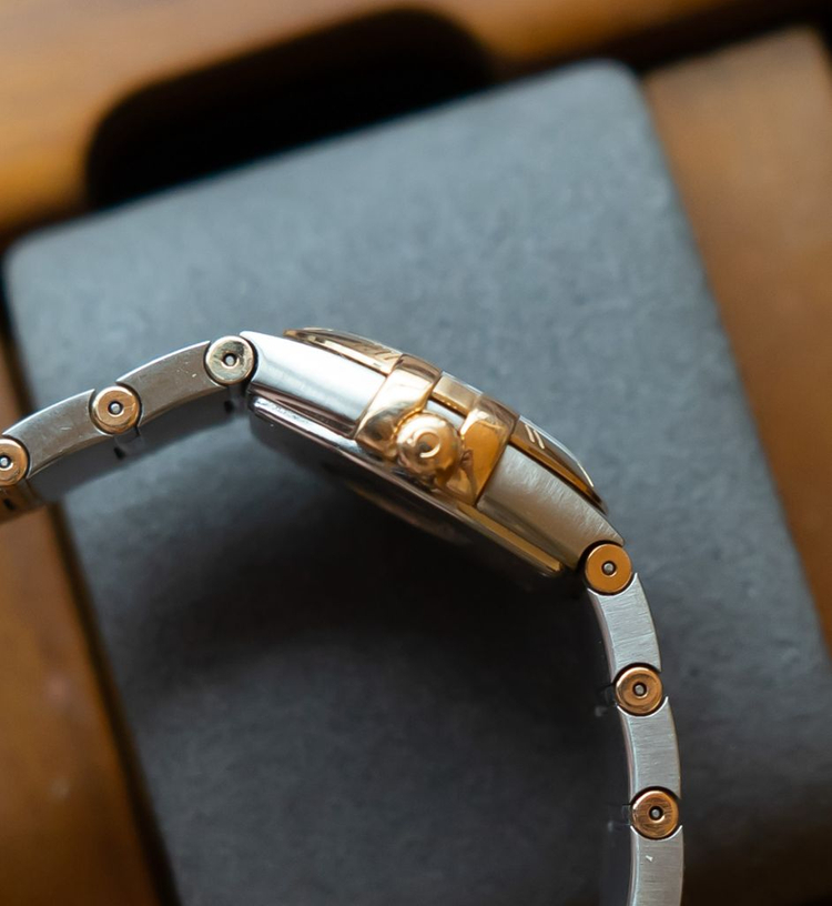 오메가 컨스틸레이션 세드나골드 마더 오브 펄 다이얼 25mm 쿼츠 시계 이미지