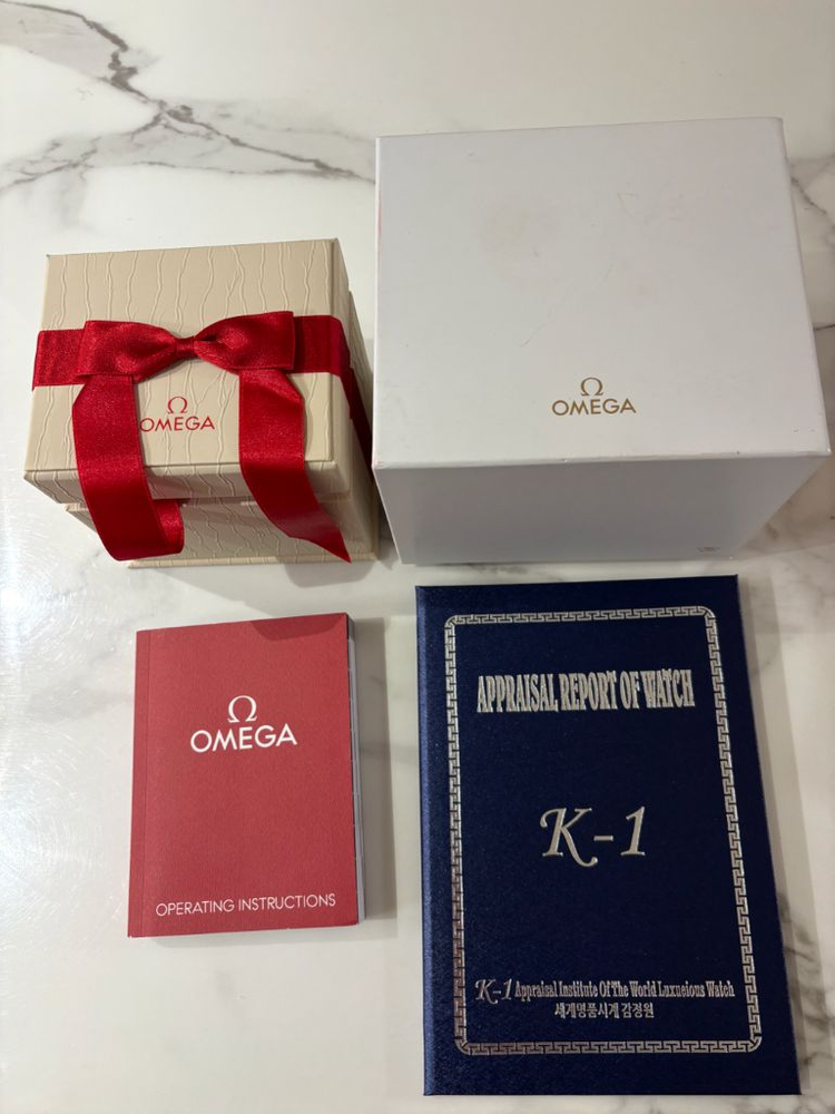 오메가 컨스틸레이션 세드나골드 마더 오브 펄 다이얼 25mm 쿼츠 시계 이미지