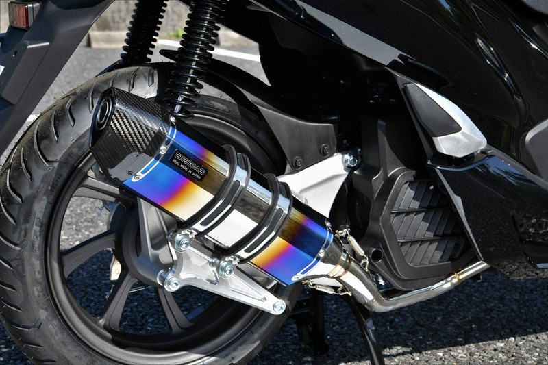 [미사용]PCX1252018-2020 BEAMS 빔즈 코로사 에보 풀시스템 스텐 머플러77만원/티탄88만원 이미지