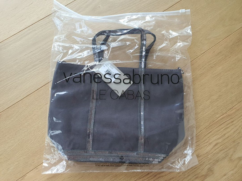 (새상품/정품) 바네사브루노 그레이 카바스백 S사이즈 이미지