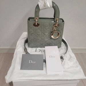 디올 레이디백 스몰 페이턴트