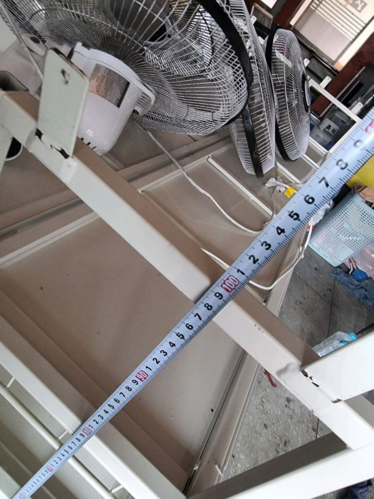 구형 무인아이스크림 무인문방구 편의점 앵글 선반 매대 진열장 이미지