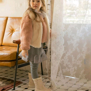 위시키즈 여아 밍크기모 큐트 치마레깅스 7호(110)사이즈