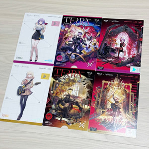 명일방주 아베무지카 우이카 냐무 카탈로그 프로필 카드 뱅드림 굿즈