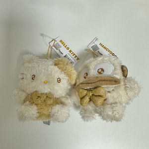 (새상품) 산리오 홀리데이 반짝 골드 금색 키티 한교동 인형 키링