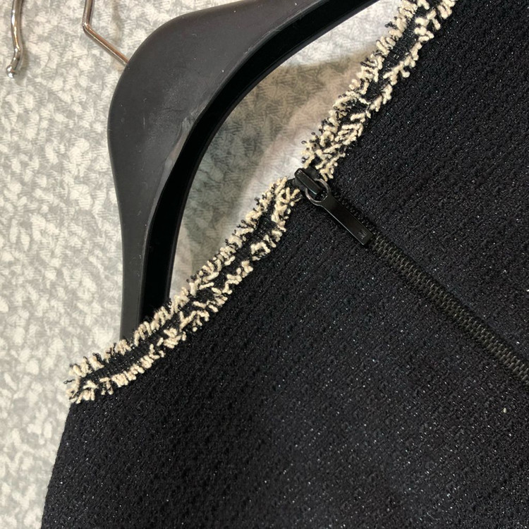 모조에스핀 원피스 트위드 글리터 펄 반짝이 하객룩 결혼식 경조사--9