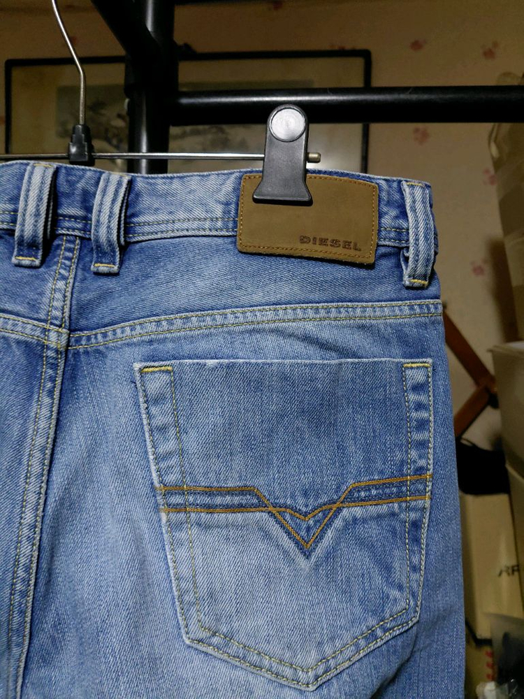 [디젤]바이커 스트레이트핏 데님 청바지 31사이즈--2