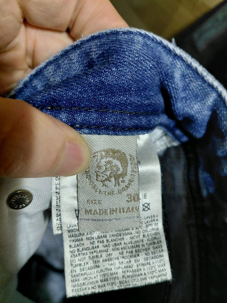 [디젤]바이커 스트레이트핏 데님 청바지 31사이즈--5