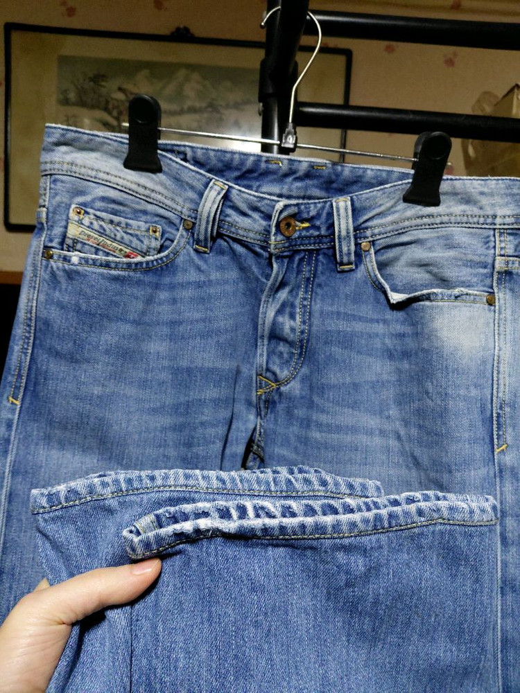 [디젤]바이커 스트레이트핏 데님 청바지 31사이즈--8