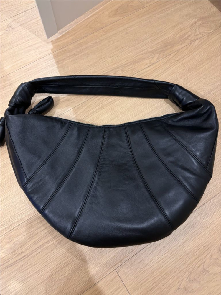 르메르 포춘백 라지 (포춘 크루아상백) 블랙 양가죽--1