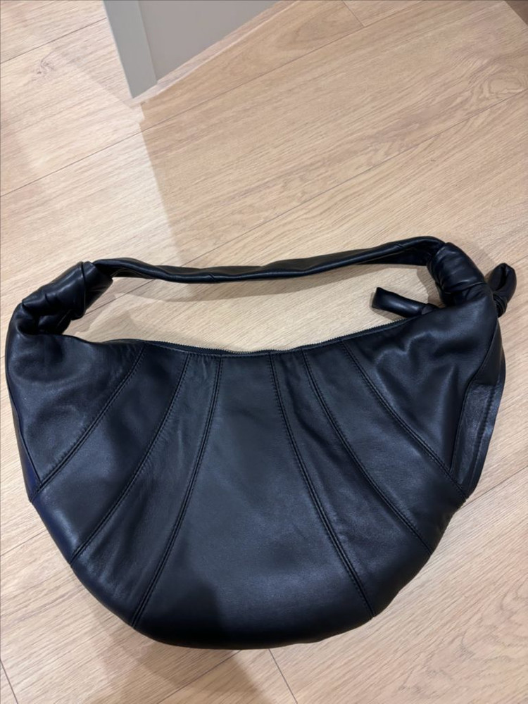 르메르 포춘백 라지 (포춘 크루아상백) 블랙 양가죽--2