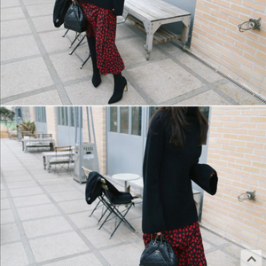 새상품 프로스트제이 제작 봄 하트스커트 라지