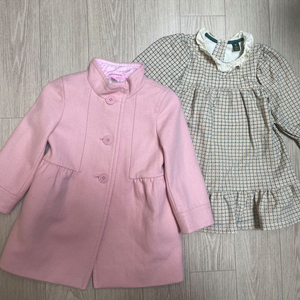 유아 핑크코트 모이몰른 원피스 일괄