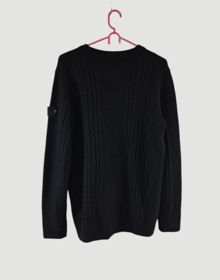 [100]장 미쉘 바스키아 양모 니트 스웨터--2