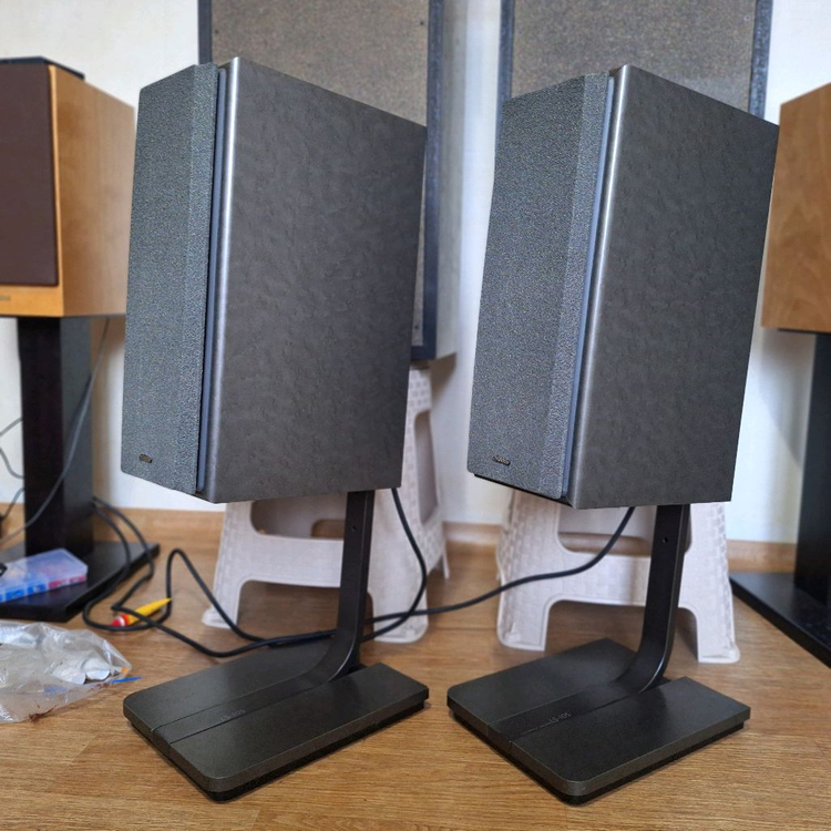 (스탠드 포함)빅터 VICTOR SX-105 북쉘프 스피커 1조 빈티지 레트로 인테리어 앤틱 가게 카페 매장 오디오 이미지