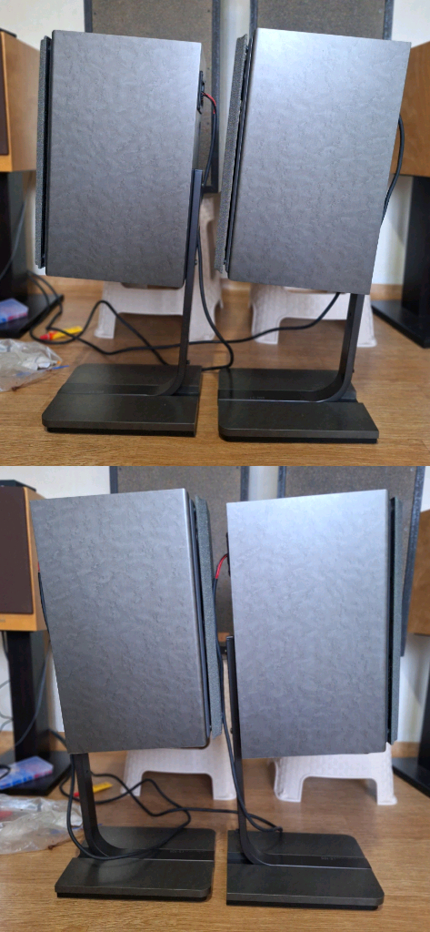 (스탠드 포함)빅터 VICTOR SX-105 북쉘프 스피커 1조 빈티지 레트로 인테리어 앤틱 가게 카페 매장 오디오 이미지