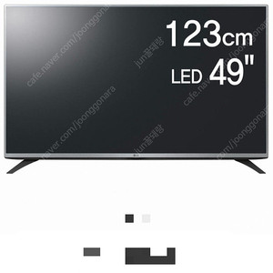 티비거치대 엘지티비 49인치 티비 거치대 세트 TV