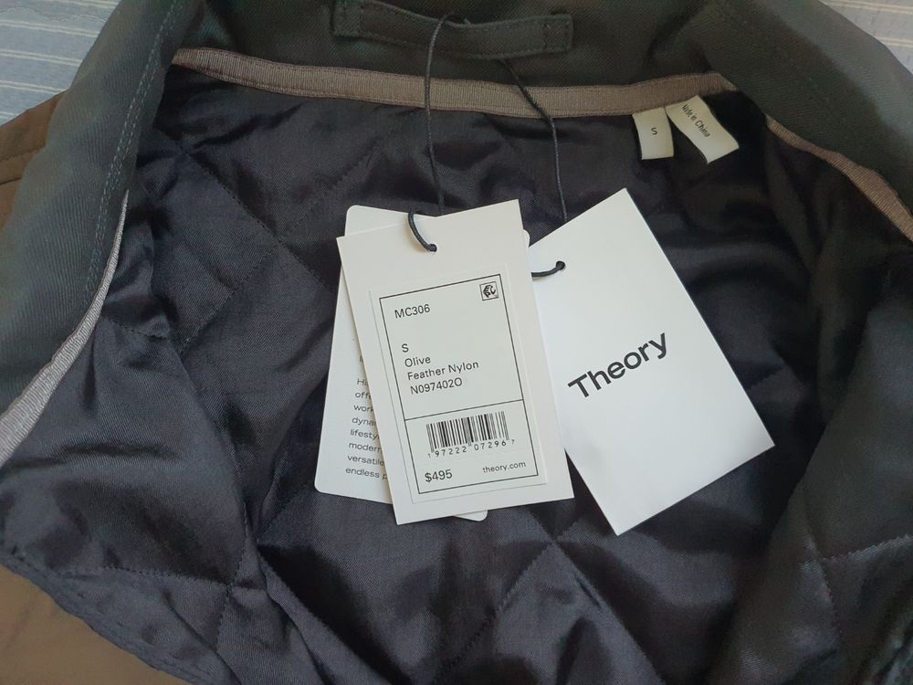 (새상품) 띠어리 프로젝트 페더나일론 퀼팅 자켓--1