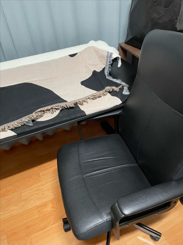 이케아 BEKANT 책상+의자 미디데스크 이미지