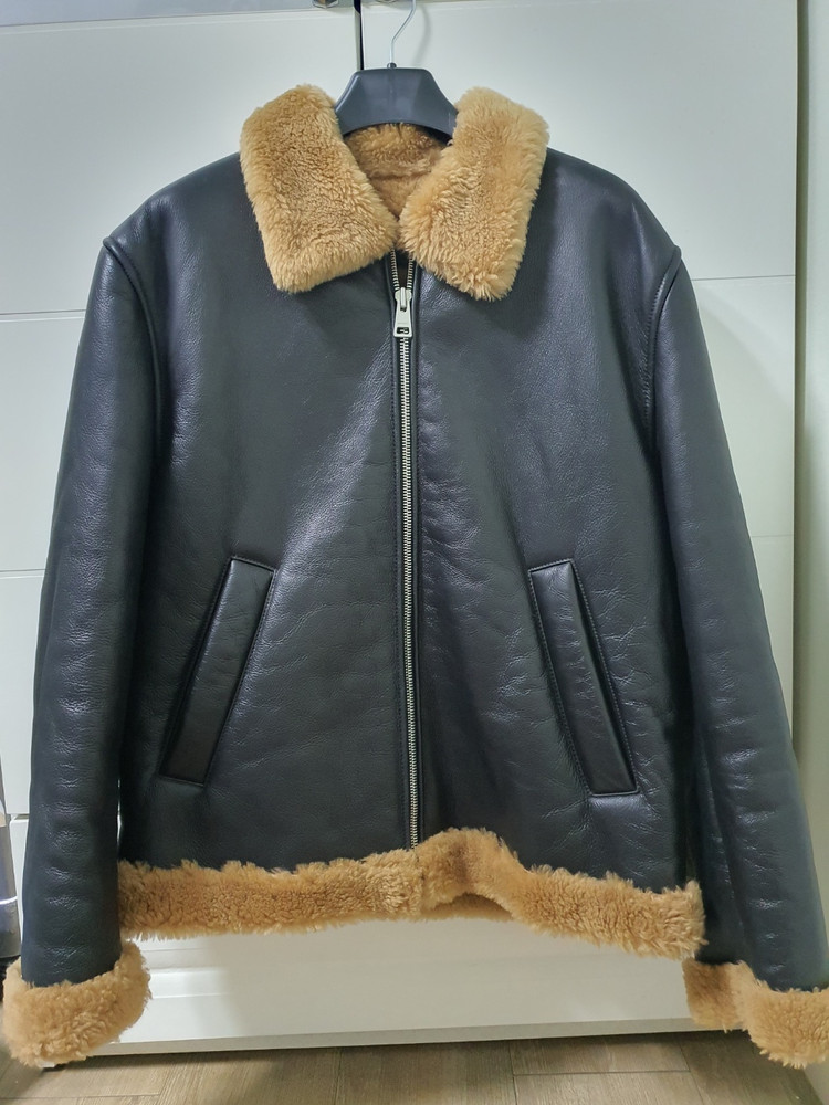 (새상품) 산드로 남성 시어링 무스탕--3