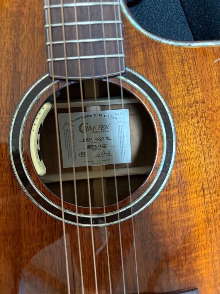 크래프터 통기타 KGLXE 9000 KOA 이미지